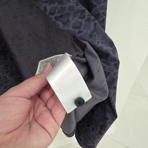 Calvin Klein Men's Navy Patterned Shirt Size M - Picture 5 of 5